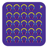 Coasters - Musical Instruments - Set of 4