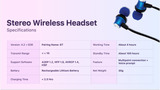 Stereo Wireless Earphones - High Quality